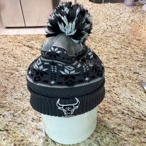 Hardwood Classics New Era Chicago Bulls Basketball Fair Iles Skull Cap Ski Cap